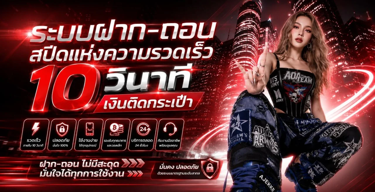 ภาพแนวทางฝากถอนออโต้และการตั้งงบอย่างรับผิดชอบ